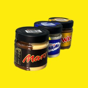 Шоколадна паста Твікс/Марс/Cнікерс/Малтесерс скло 200г