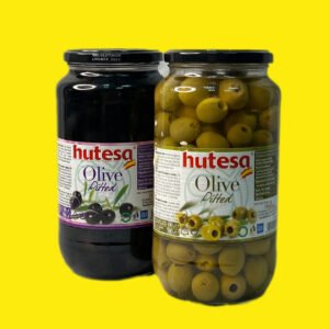 Оливки та маслини Хутеса скло 900г
