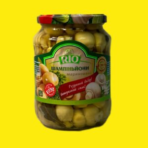 Шампіньйони мариновані цілі Ріо скло 690г