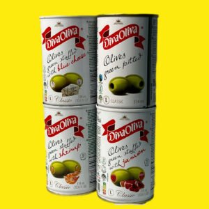 Оливки Діва Оліва фаршировані 300г в асорт.