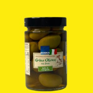 Оливки зелені гіганти з кісточкою без оцту Едека 290г