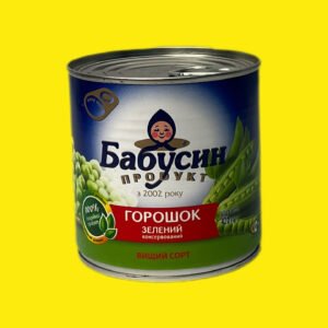 Горошок зелений  Бабусин продукт ж/б 420г
