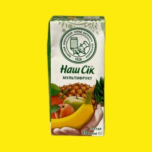 Наш сік нектар сік мультифрукт 330мл