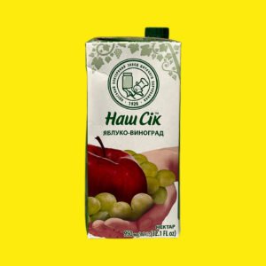 Нектар яблучно-виноградний  Наш Сік  0,95л