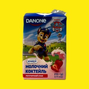 Коктейль молочний Данон ДанКолекція полуниця 2,5% 212г