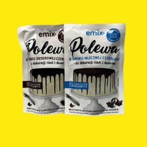 Глазур шоколадна для десертів та тортів Емікс100г