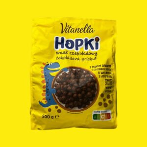 Шоколадні зернові кульки Хопкі Вітанелла дракон 500г