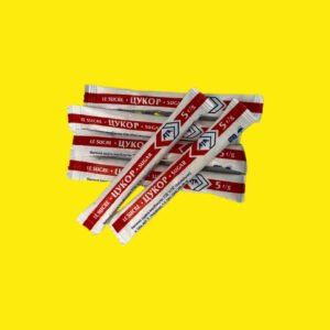 Цукор білий в стіках АТА 100шт*5г  500г